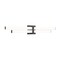 Z-Lite Zane Vanity, 2-Light, 32 In.W x 2.5 In.L x 5 In.H, Matte Black/Frosted 1008-32W-MB-LED - alternate 1